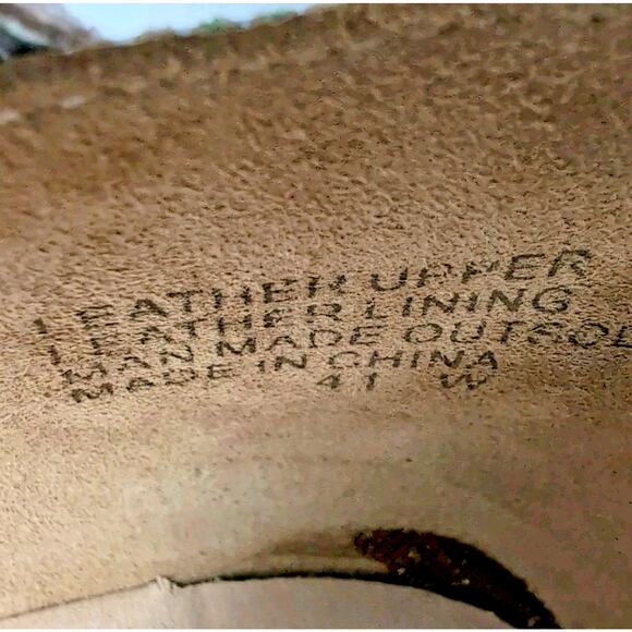 Ziera Doxie Sandals Women's EU 41 W US 10.5 Cross Strap Leather Neutral Print - Picture 9 of 16